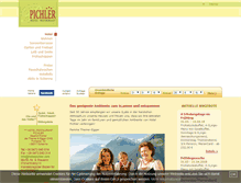 Tablet Screenshot of hotelpichler.com